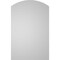 Ekena Millwork Arch Top Surface Mount PVC Gable Vent: Functional, w/ 3-1/2"W x 1"P Standard Frame, 14"W x 22"H GVPAR14X2201SF - alternate 2